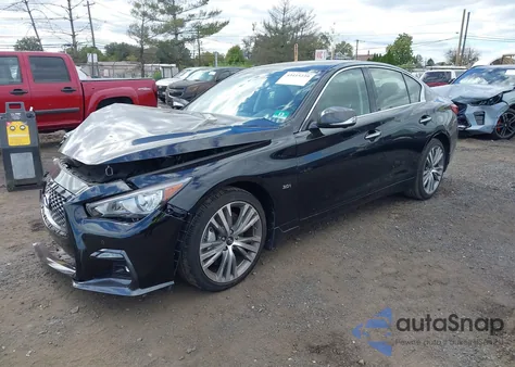 2018 Infiniti Q50 3.0T Sport из США, поврежденный, VIN JN1EV7AR7JM437584